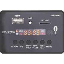 Magicvoice Mv-14907 Usb-sd-aux-bluetooth Kumandalı Ekranlı Oto Teyp Çevirici Dijital Player Board