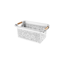 Practical Kulplu Organizer Sepet 7 Lt. Beyaz