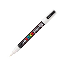 Uni Posca Markör Kalem 3m Set 0.9-1.3 Mm Keçe Uçlu Beyaz