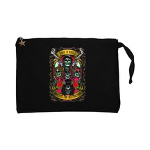 Guns N Roses Appetıte Destruction Siyah Clutch Astarlı Cüzdan / El Çantası