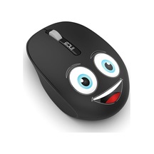 Inca Weeny Iwm-245st Desing 3d Wireless Siyah Mouse Sevimli Emoji Karakterli,2.4 Ghz Usb,ergonomik Zarif Kullanım Şekli, Konforlu Dokunuş Hissi,1200 Dpi, 10m Çekim Mesafesi,uyku Modu