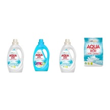 Aquabor Doğal Mineralli Sıvı Beyaz + Sıvı Renkliler + Sıvı Beyaz + 4 Kg Beyaz 4 Lü Set