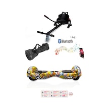Citymate Elektrikli Kaykay Akıllı Denge Hoverboard + Hoverkart + Çanta Full Ledli Extrem Paket D25