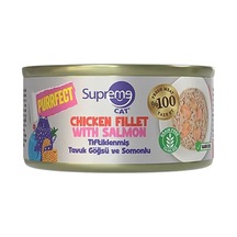 Supreme Kedi Yaş Maması Tiftik. Tavukl, Somon 70 G