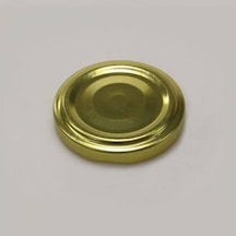 63 mm Gold Kavanoz Kapağı '' 10 Adet ''