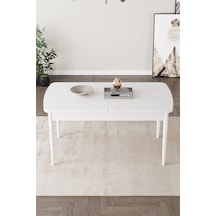 Rita Siyah Mermer Desen 80x132 Açılabilir Mutfak Masası Takımı 6 Adet Sandalye Pembe