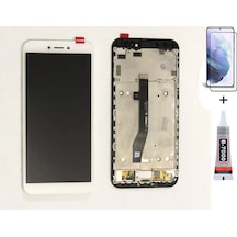 General Mobile Gm8 Go Çıtalı Beyaz Ekran Lcd Dokunmatik B7000 15ml Yapıştırıcı Ve Kırılmaz Cam İle Beraber Yc