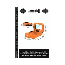 Özel Seri Optik Nişangah Hobi Atıcılığı Silah Nişangahı Vism Flipdot Reflex M2 Red Dot Sight 22mm
