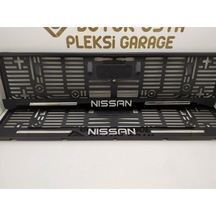 Nissan Yazılı Pleksi Takmatik Plakalık 2'Li Set 548332014