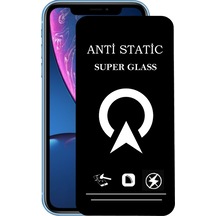 Apple Uyumlu   iPhone XR Tam Kaplayan Cam Anti Statik Safir Çizilmez Ekran Koruyucu