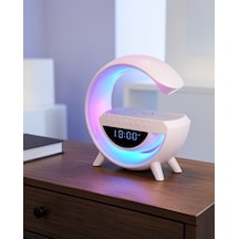 Bluetooth Hoparlör 15w Kablosuz Hızlı Şarj Led Gece Lambası Uuczgoogledijital2-1 Belirtilmemiş