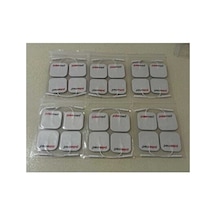 Kablolu Tens Elektrot Pedi 5x5 Cm, 4 Lü Paket, 6 Adet Yedek Ürün