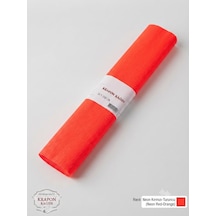 Premium Turuncu Krapon Süsleme Kağıdı 50x200 Cm 60 Gr Parti, Organizasyon Ve Okul Etkinlikleri İçin 1 Adet