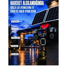 4 Kameralı 4g Sım Kart Destekli Güneş Enerjili Akıllı Güvenlik Ka