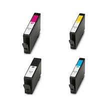 4 Renk 1 Set Hp 912xl Uyumlu Kartuş - Officejet Pro 8012, 8014, 8015, 8022, 8023, 8024, 8025