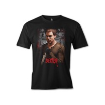 Dexter Baskılı Sİyah Erkek Tshirt 001
