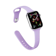 Apple Watch 38mm Uyumlu Klasik Kordon - Lila