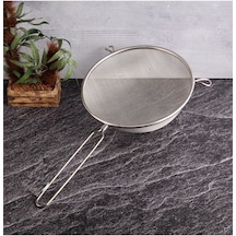 Ince Gözlü Süzgeç 18 Cm Çelik Gri Diğer