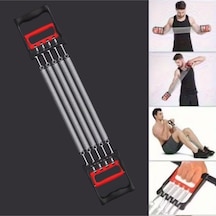 Buffer Göğüs ve Kuvvet Egzersiz Aleti 5 Yaylı 5 Kademeli Ayarlanabilir Fitness Ve Kuvvet Antrenmanı Ekipmanı Çok Renkli