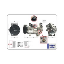 Gua 51332 Klima Kompresörü Sıfır Ürün Renault Symbol Iıı 14 Dacıa Sandero Iı 12 Logan Mcv Logan Iı 12 0.9 Tce 1.2 926006775r-926005314r -