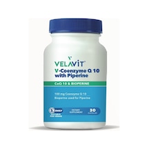 Velavit Coenzyme Q10 With Piperine 30 Kapsül