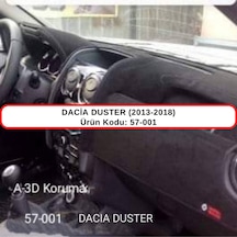 DACİA DUSTER (2013-2018) TORPİDO  KORUMASI / HALISI / ÖRTÜSÜ