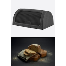 Flosoft Ekmek Kutusu, Sürgülü Ekmeklik Dolabı Füme Antrasit