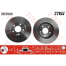 Trw Df2656 Fren Diski Ön C-serisi W202 93-00 S202 96-00 2024210912