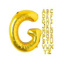 G Harf Gold Folyo Balon16 İnç 36 cm