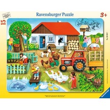 Ravensburger Büyük Çerçeveli 15 Parça "nerede Olmalı " Puzzle