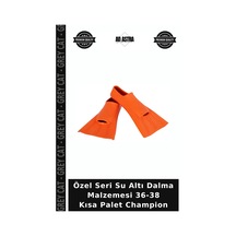 Özel Seri Su Altı Dalma Malzemesi 36-38 Kısa Palet Champion Çok Renkli