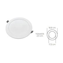 Zmr 15 W Slım Panel Led Spot 6500k Diğer