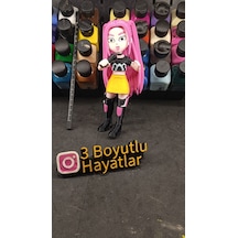 K Pop Demon Hunters Mira 20cm Hareketli Pozlanabilir Figür / Oyuncak