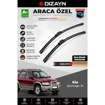 S-dizayn Kia Sportage Ja Ön Cam Silecek Seti 1994-2004 Premium Araca Özel 50-50 Cm A+ Kalite Aocs-17