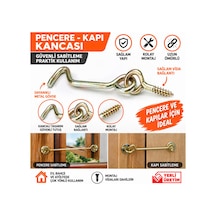 Kapı Pencere Mandalı 5 Cm Sarı - 923210257