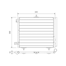 Valeo Kondenser P207-p208-p1007-p2008 05 -c2-c3-c3 Iı 03 Ds 3 14 1.4 1.6hdı Kurutucu İle Al/al 420x371x1 6 812734 6455.jf 96530359 6455.al 6455.ha