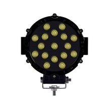 Beyaz Led Siyah Yuvarlak Off Road Sis Farı Çalışma Lambası 17 Led
