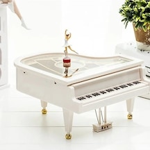 Balerinli Dans Eden Piyano Müzik Kutusu N-46