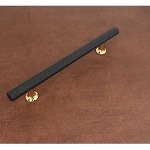Doruk Siyah Gold Tv Ünitesi Vestiyer Yatak Odası Mutfak Dolap Çekmece Kulpu 224 Mm 22,4 Cm 20 Adet