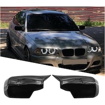 Bmw E46 1998-2004 Plastik Siyah Batman Ayna Kapagı
