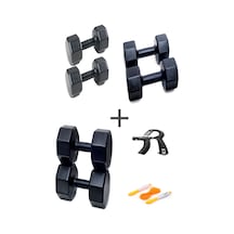 Ps Spor 3 Çift Dambıl Set 3 Kg + 4 Kg +5 Kg + Ayarlanabilir Sayaçlı El Yayı Ve Atlama İpi