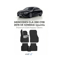 OtoCraft Mercedes Cla 200 C118 2019 Ve Sonrası Araca Özel 3d Havuzlu Eva Paspas Tam Set 5 Parça