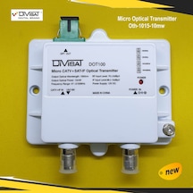 Divisat Fiber Optic Transmitter Catv + Sat 10Mw 47-2150Mhz