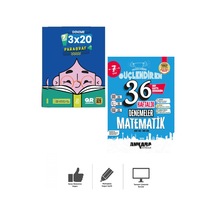 7.sınıf Güçlendiren 32 Haftalık Matematik Denemeleri + Paragraf Deneme Bigelio + Ankara
