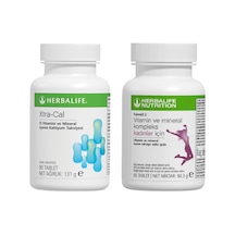 Herbalife Xtra-Cal 90 Tablet + Kadınlar İçin Vitamin Mineral Kompleks 60 Tablet Herbalife Xtra-Cal 90 Tablet + Kadınlar İçin Vitamin Mineral Kompleks 60 Tablet