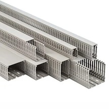 40x80 Mm Pano Tipi Delikli Kablo Kanalı 1 Metre