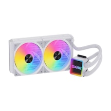 Dark Dkccw247w Freezer Beyaz 2025 Edition 240mm 250w Tdp,addresseble Rgb Ledli Sıvı Soğutma Kdo