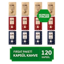 Begon Kahve Nord Kivu Nespresso Uyumlu Alüminyum Kapsül Kahve Seti 12 x 10'lu