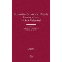Roma Dan On Yedinci Yüzyıla Hukukçuların Hukuk Felsefesi