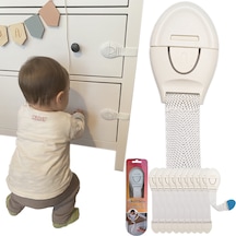 Ketbox Çocuk Bebek Çekmece Dolap Kilidi Çok Amaçlı Kilit 10 Adet Çok Renkli